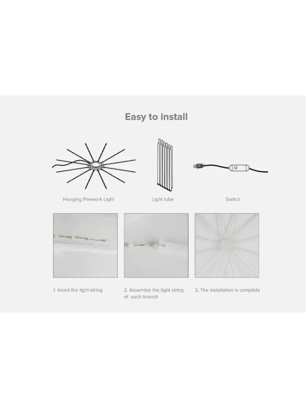 Firework LED Strip Lights Dream Color Change RGB Music Sync APP Room Party Bar - Picture 4 of 11